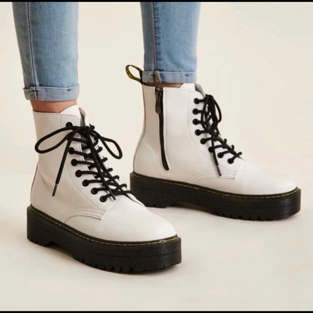SHEIN Combat Boots